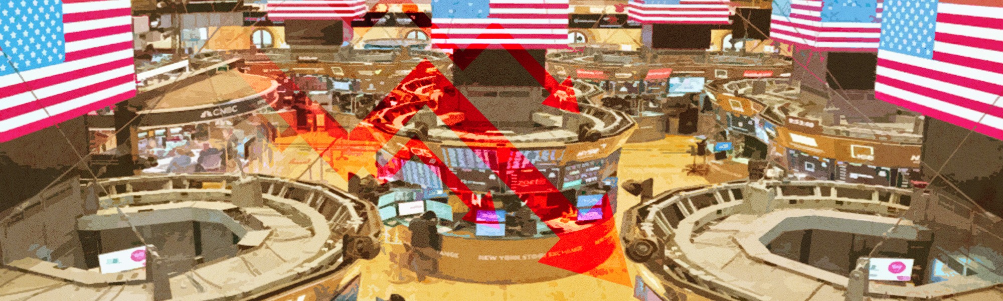 Wall Street Cae: Tensiones Comerciales y PIB Más Fuerte Aumentan Incertidumbre