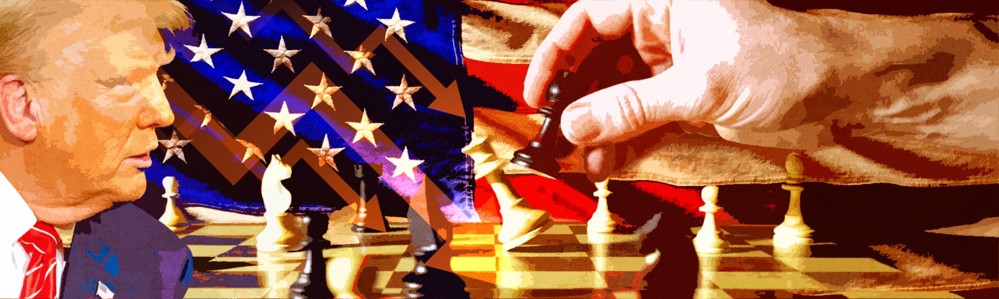 Mercados en baja por tensiones comerciales y datos mixtos