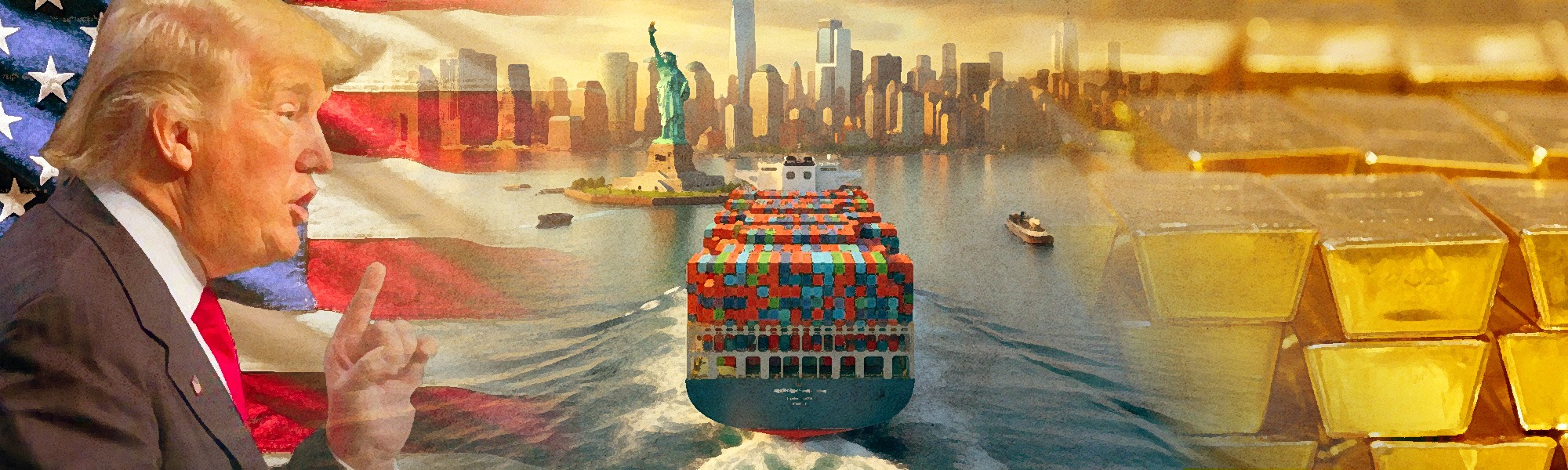 Mercados globales caen por temores arancelarios y refugio en el oro