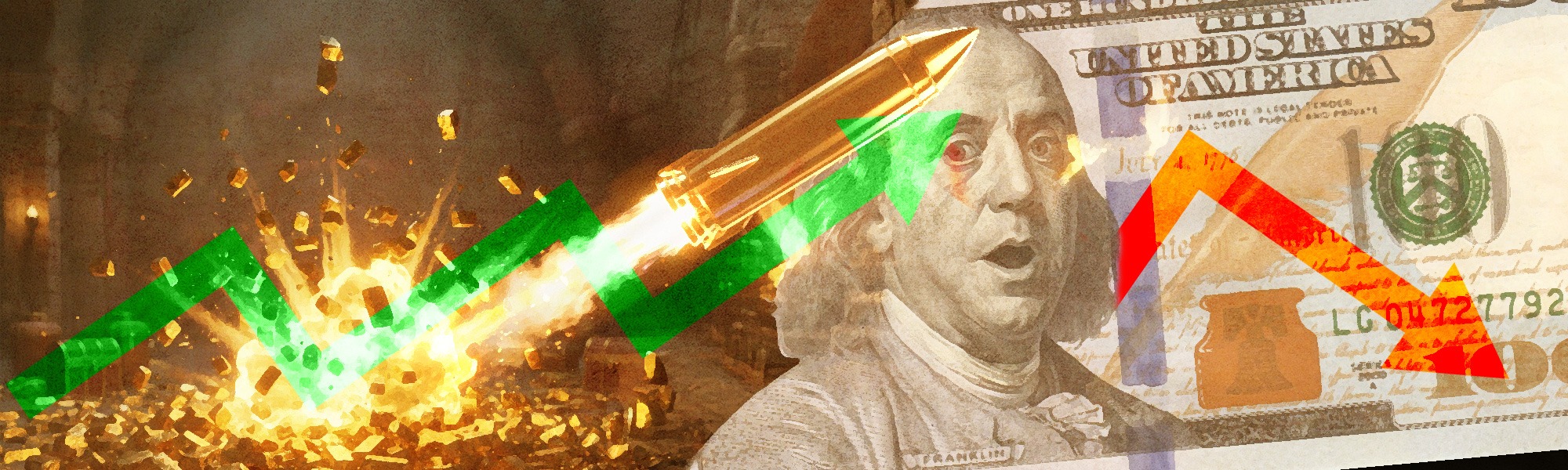 Oro marca nuevos récords y el dólar vuelve a caer tras decisión de la Fed