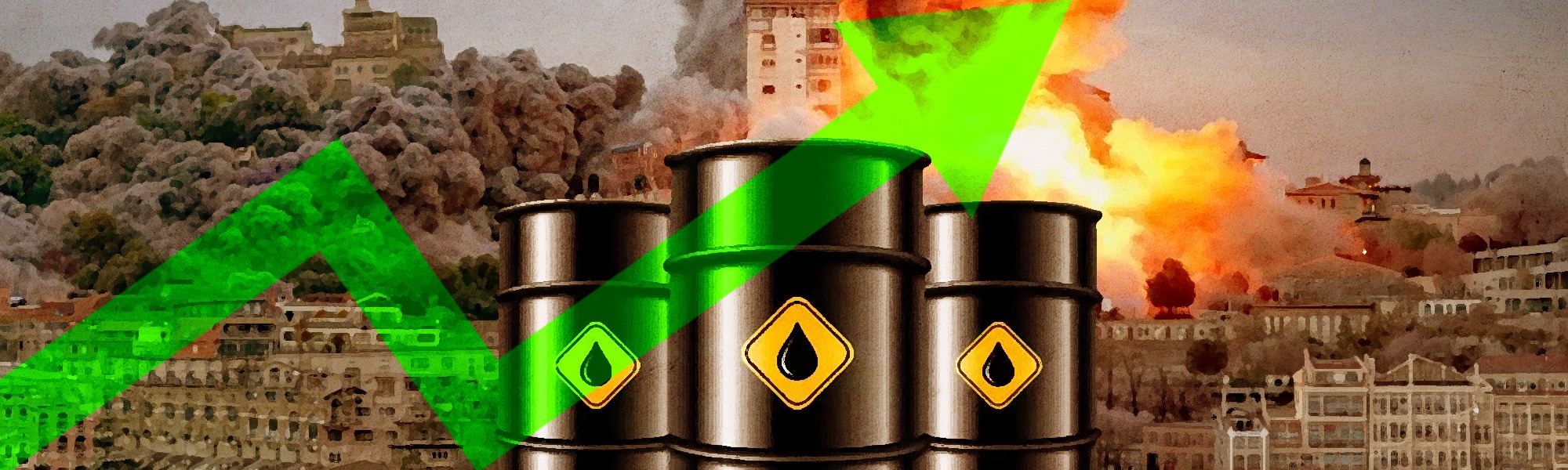 Petróleo sigue en alza por guerra en Medio Oriente