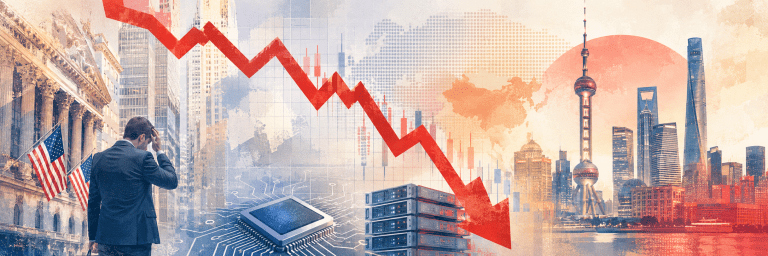 Desplome en la bolsa