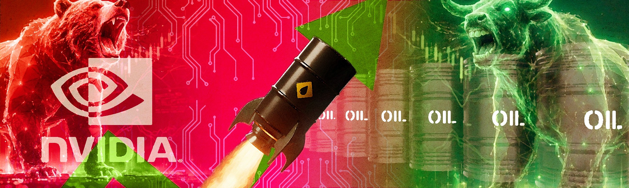 Mercados bajo presión: petróleo se dispara y tecnología retrocede